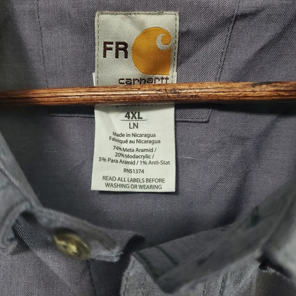 Carhartt Flame Resistant Work Shirt - Picture 4 of 6